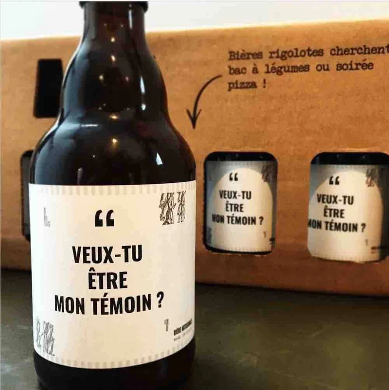 Bière veux tu être mon témoin