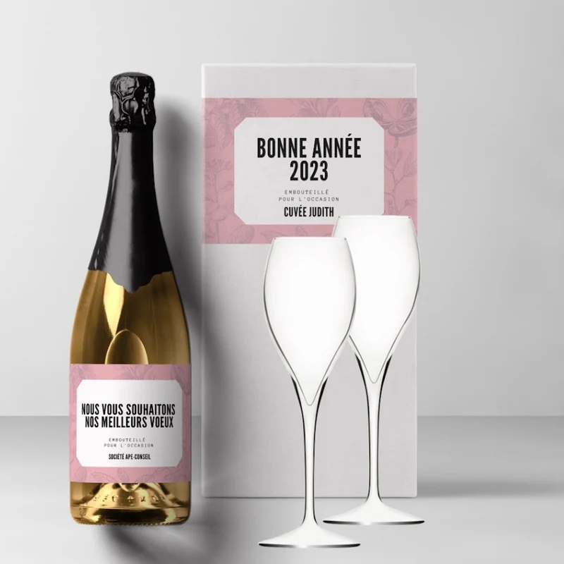 Coffret champagne nouvelle année