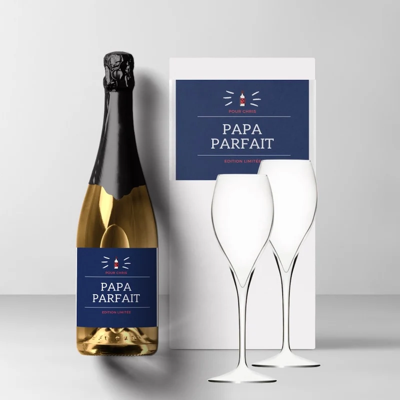Coffret champagne fête des pères