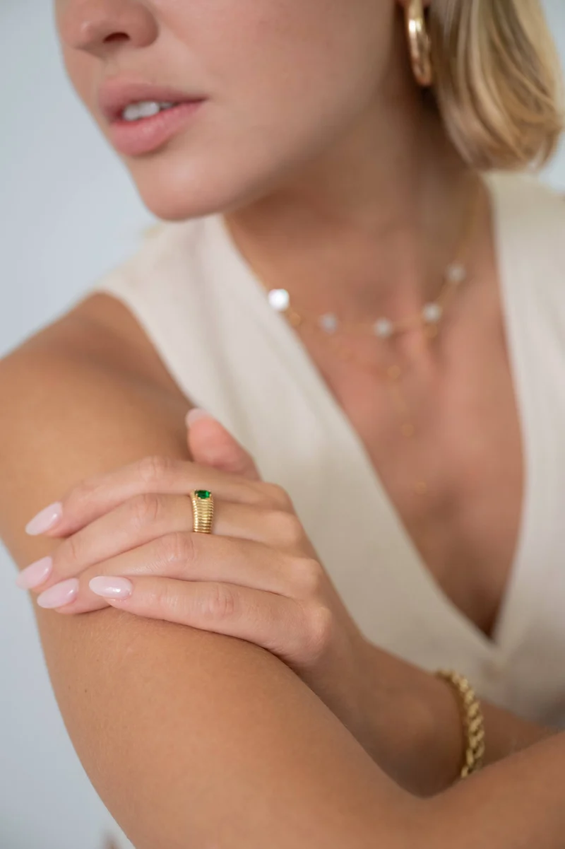 Bague - MATEA verte