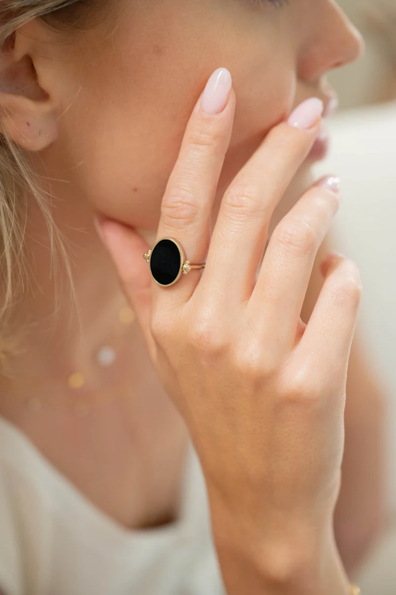 Bague - Maolia noir