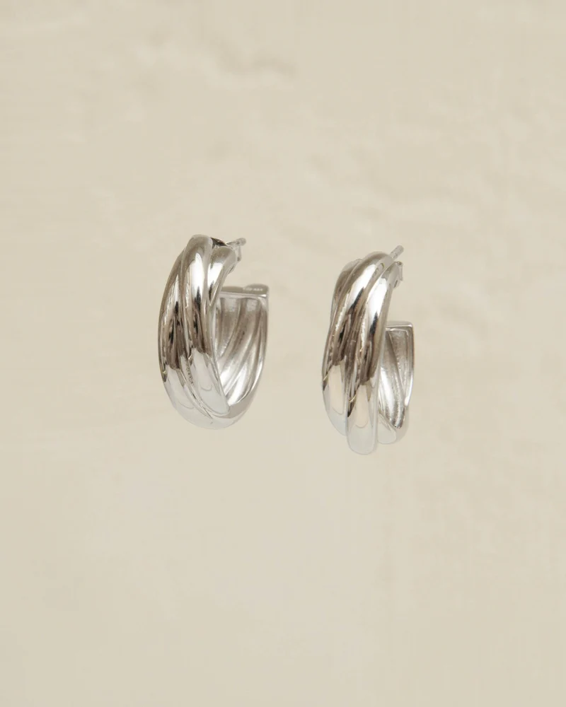 Boucles argent - LOUISE