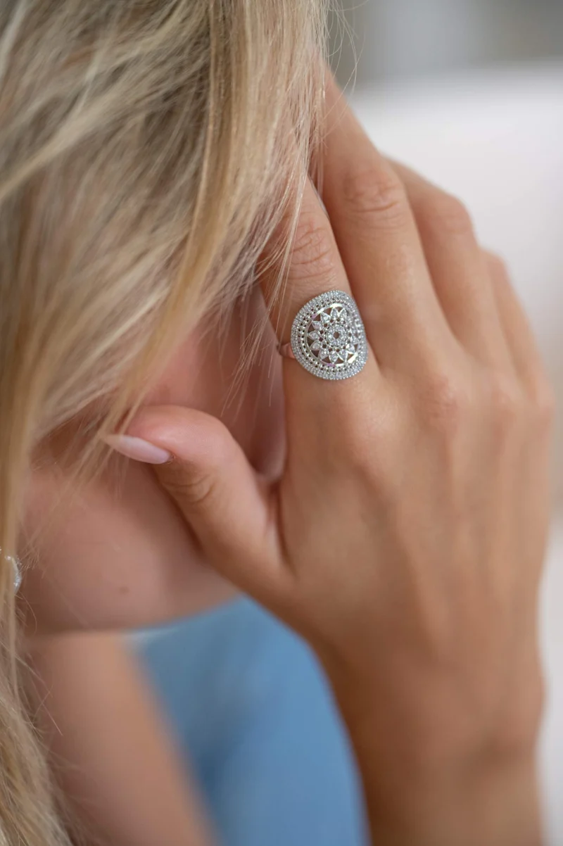 Bague argent - Libra