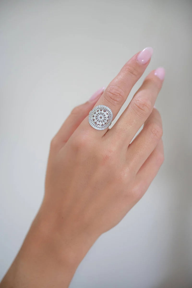 Bague argent - Libra