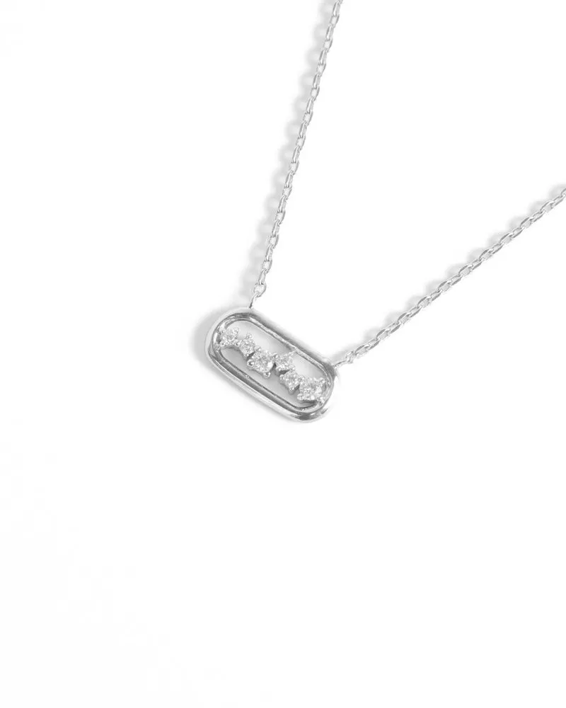 Collier argent - MESSI