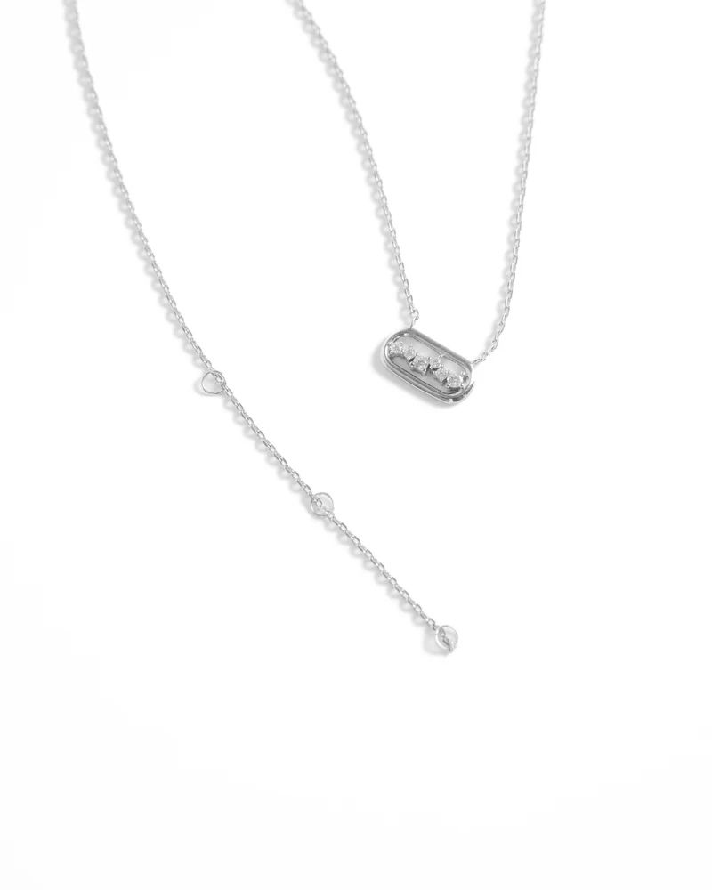 Collier argent - MESSI