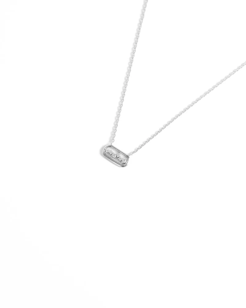 Collier argent - MESSI