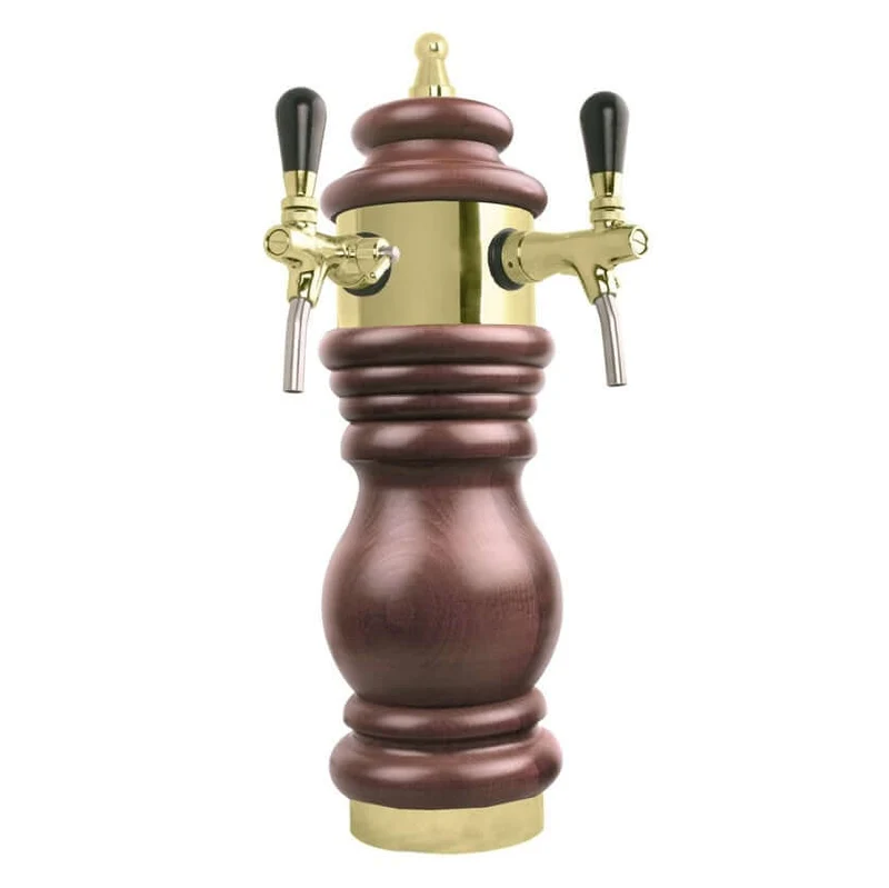 Schanksäule "Barock" 1 bis 4-leitig, Gold