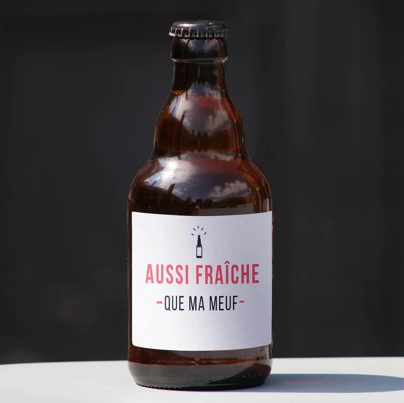 Bière aussi fraîche que ma meuf
