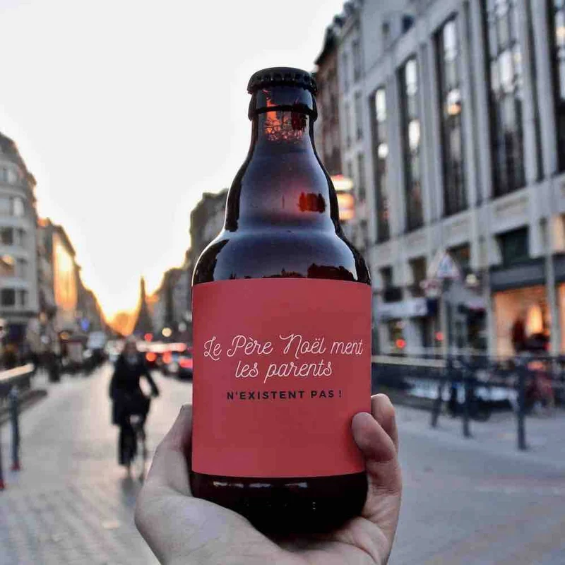 Bière le père noel ment les parents n'existent pas