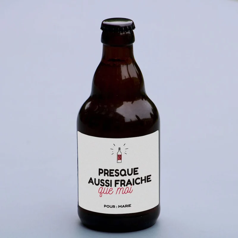 Bière presque aussi fraîche que moi