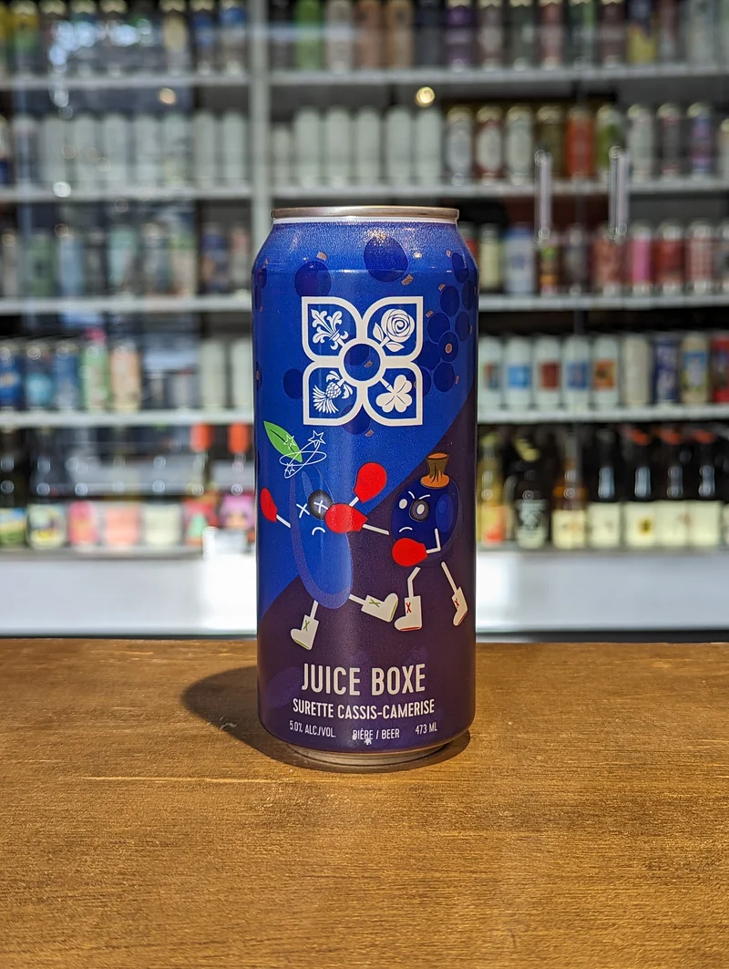 Juice Boxe Cassis et Camerise