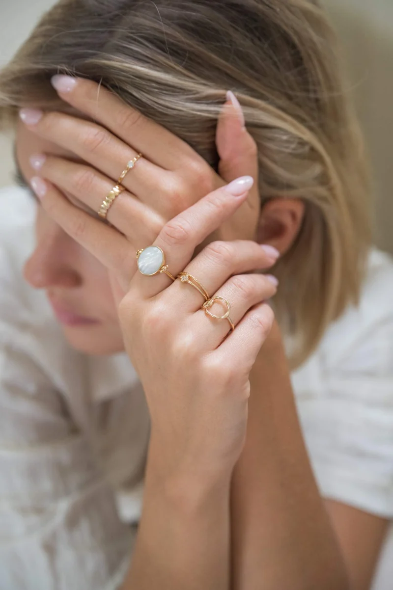 Bague - Maolia blanche