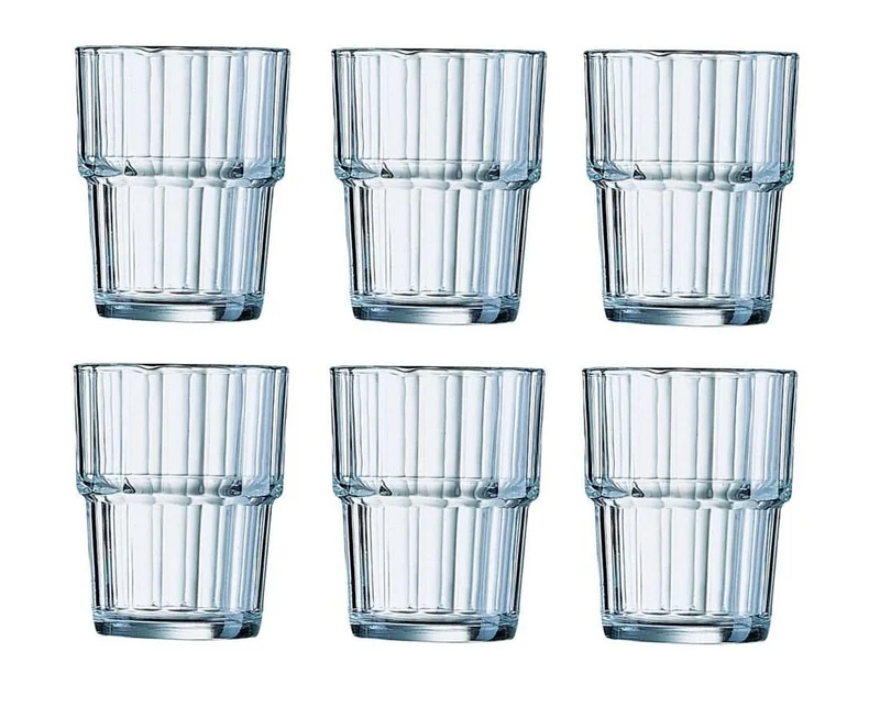 Ensemble de verres a eau Arcoroc - Gobelet - Norvège - 200 ml - 6 pièces