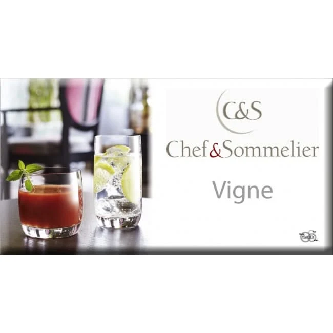 Ensemble de verres à eau Chef & Sommelier - Gobelet - Vigne - 220 ml - 6 pièces