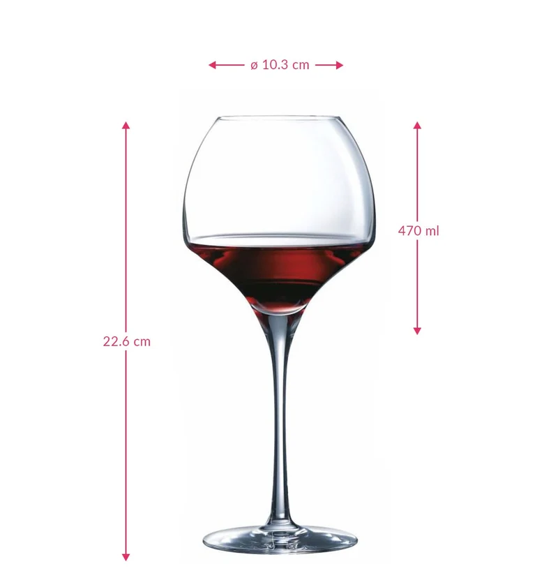 Set de verres a vin Chef&Sommelier - Verres a bordeaux - OpenUp - 47cl - 6pièces