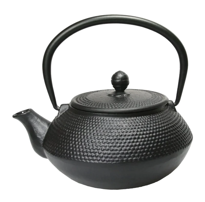 Théière Cookinglife Arare avec filtre inox - Fonte noire - 800 ml