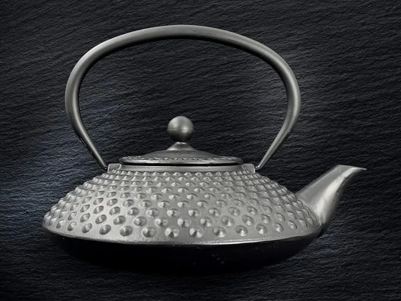Théière Cookinglife Arare avec filtre inox - Fonte noire - 1.2 litre
