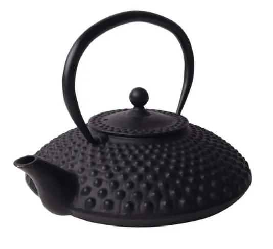 Théière Cookinglife Arare avec filtre inox - Fonte noire - 1.2 litre