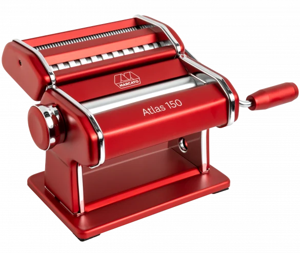 Machine a pâtes Marcato - a rouleaux - Atlas 150 - 203 mm - Rouge