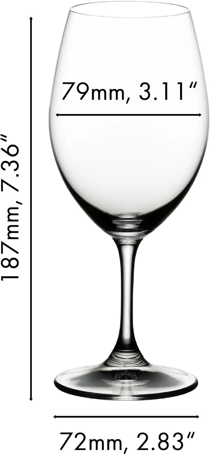Set de verres a vin Riedel - Verres a vin rouge - Ouverture - 350 ml - 2 pièces