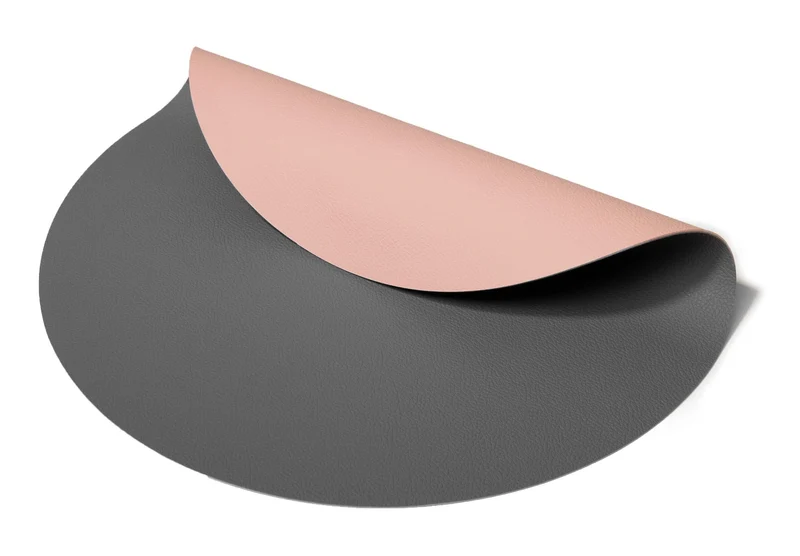 Set de sets de table Cookinglife - Double face - Aspect cuir - 38 cm - 6 pièces