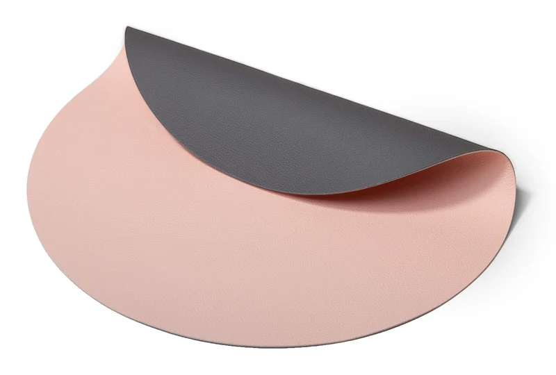 Set de sets de table Cookinglife - Double face - Aspect cuir - 38 cm - 6 pièces