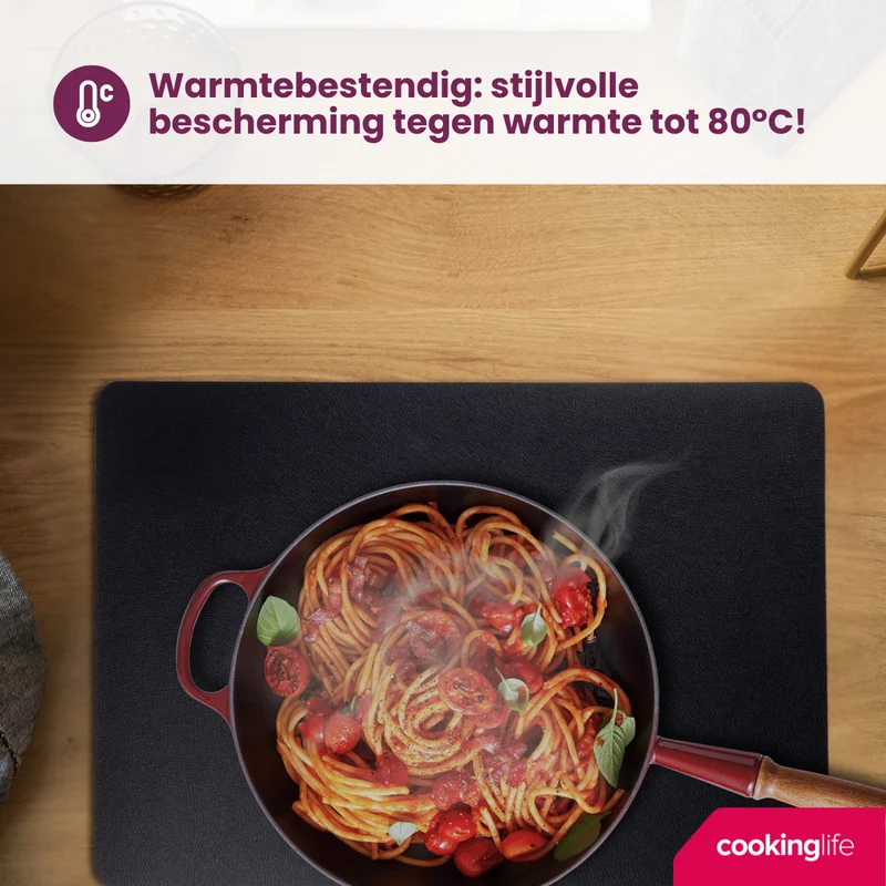 Set de table Cookinglife - Sous-assiettes - Placemats - 46 x 33 cm - 6 pièces