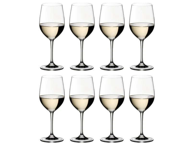 Ensemble de verres a vin Riedel - Verres a vin blanc - Vinum - 350 ml - 8 pièces