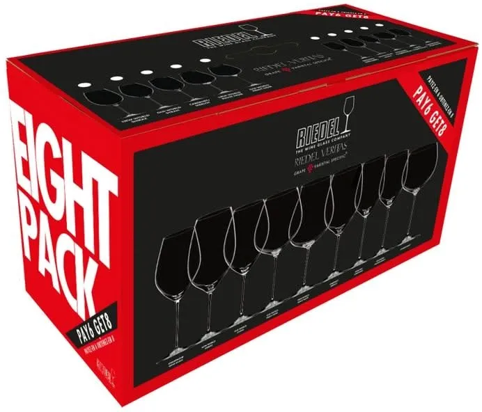 Set de verres a vin Riedel - Verres a vin rouge - Veritas - 709 ml - 8 pièces