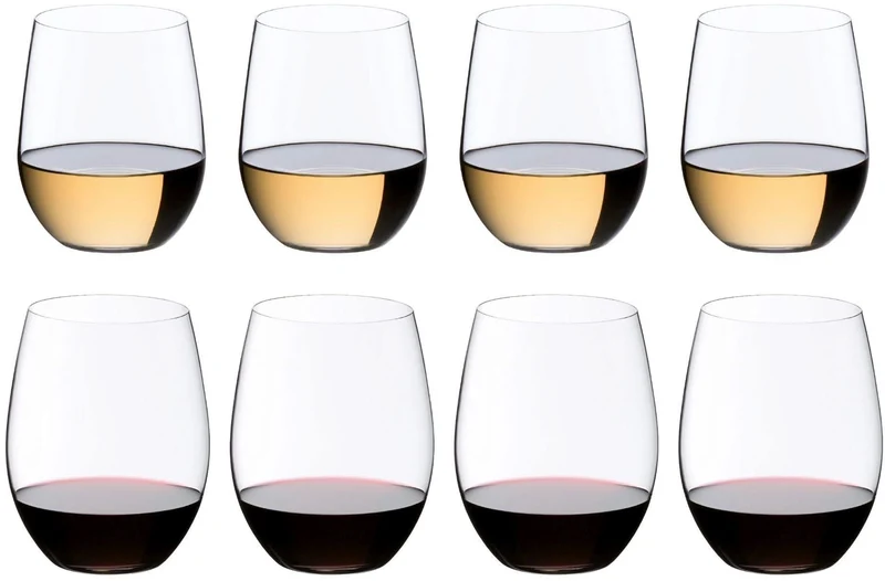 Ensemble de verres a vin Riedel - Verres a vin rouge/blanc - 620 ml - 8 pieces