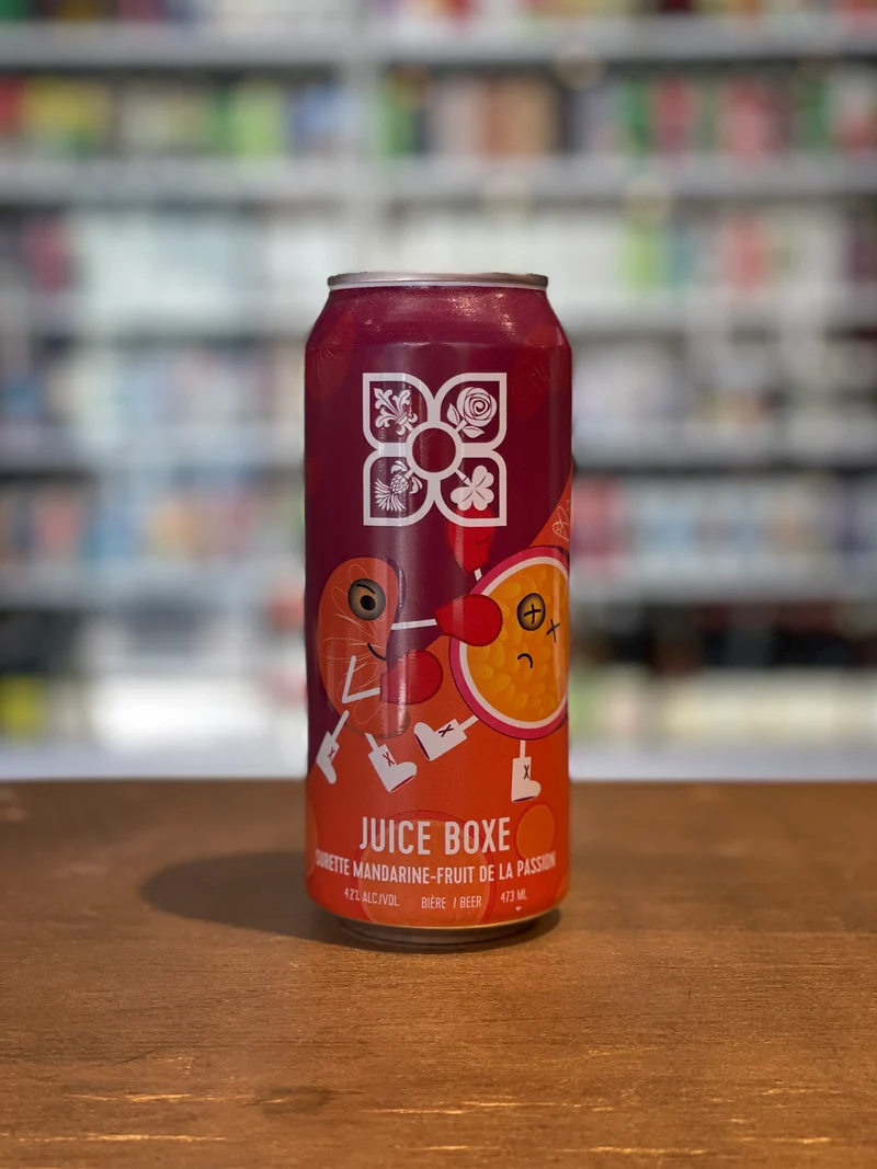 Juice Boxe Mandarine et Fruit de la passion