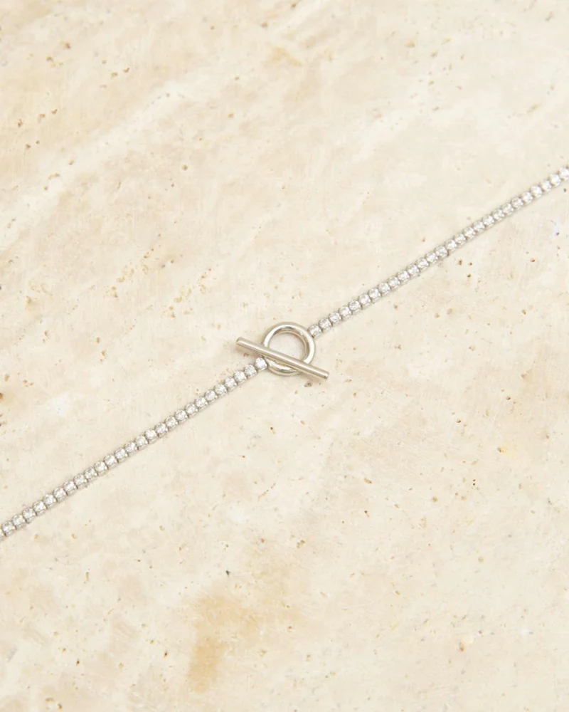 Bracelet argent - TULIPE