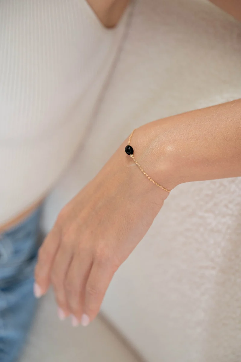 Bracelet - PHILEAS Onyx noir