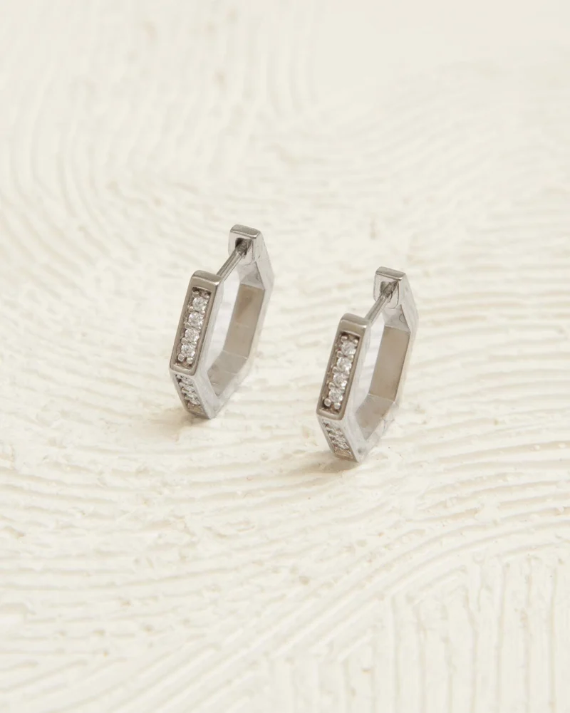Boucles argent - CLAIRE