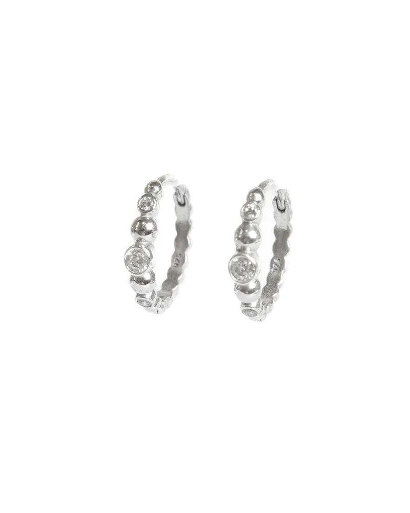 Mini créoles argent - SYLLA