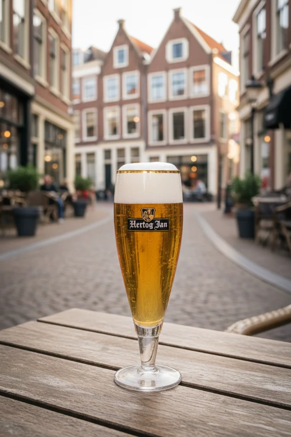 Set de verres à bière Hertog Jan - Verres à bière sur pied - 250 ml - 6 pièces