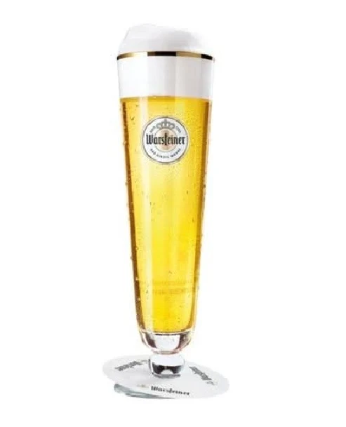 Ensemble de verres a bière Warsteiner - Verres a bière a pied - 20 cl - 6 pièces
