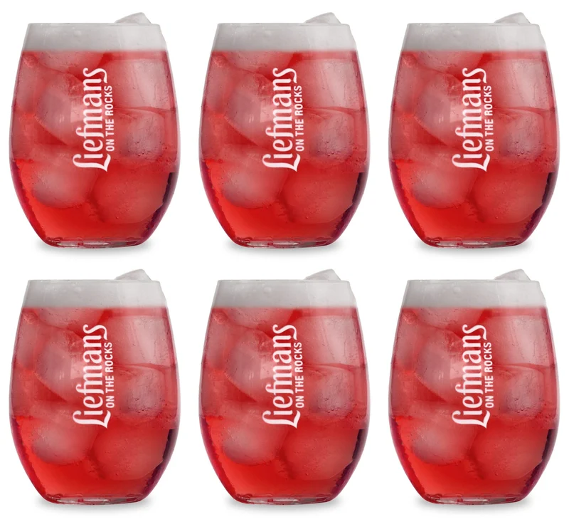 Set de verres à bière Liefmans - Bière fruitée - Fruitesse - 25 cl - 6 pièces