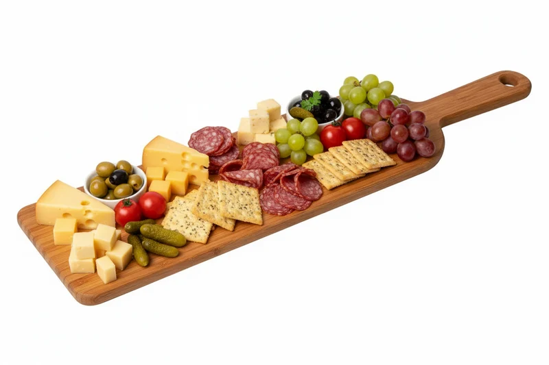 Planche de service Cosy & Trendy - Plateau à servir - en bambou - 60 x 14,1 cm