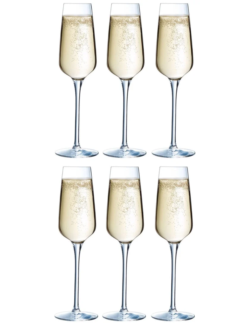 Set de verres a champagne Chef & Sommelier - Flûte - Sublym - 210 ml - 6 pièces