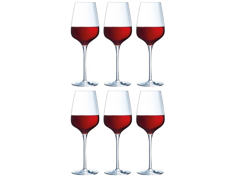 Set de verres a vin Chef & Sommelier - Verres a vin rouge - Sublym - 35 cl - 6