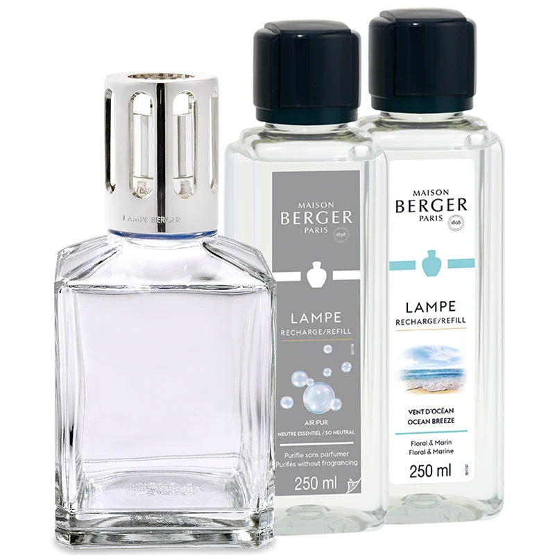 Ensemble de Lampe Maison Berger - Coffret - Essentielle - 2x250 ml - 7 pièces