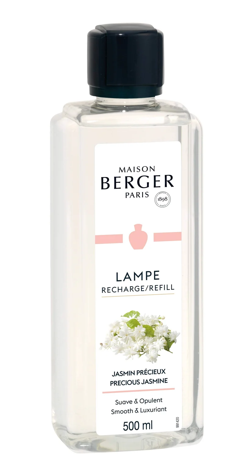 Recharge parfum Maison Berger - pour lampe a parfum - Jasmin Précieux - 500 ml