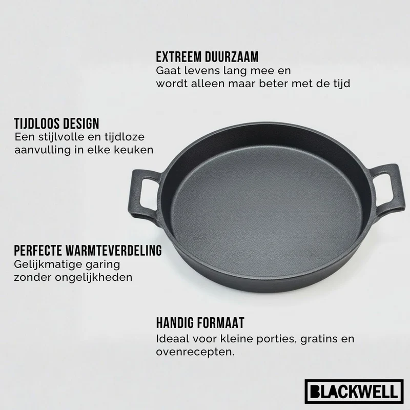 Poêle en fonte Cast Iron - Poêle à frire - Cook & Grill - 20 cm
