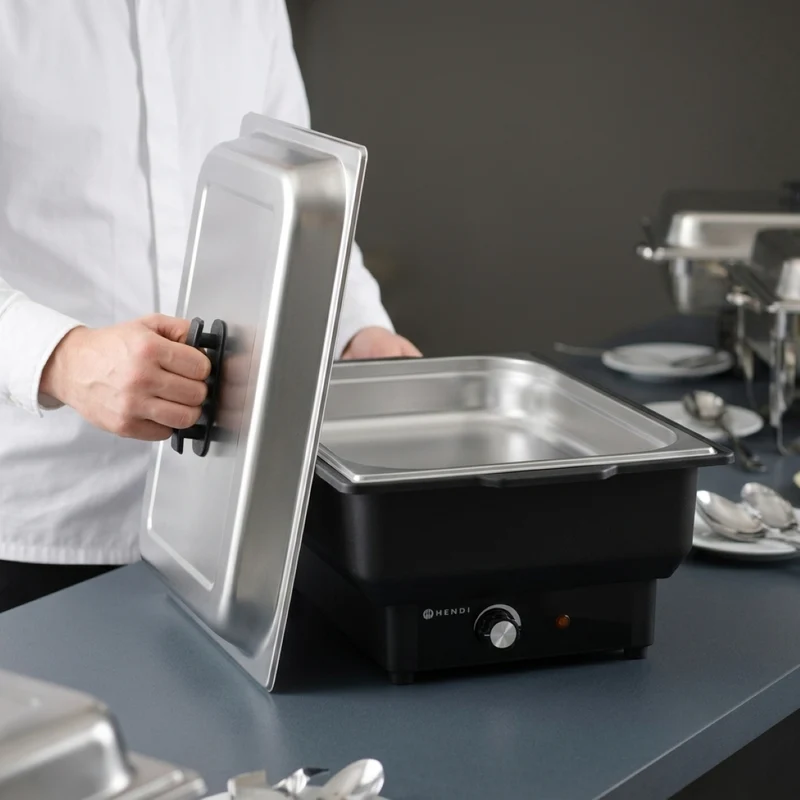 Chafing Dish Électrique Hendi Tellano - Chauffe-plats - GN 1/1 - 9 Litres