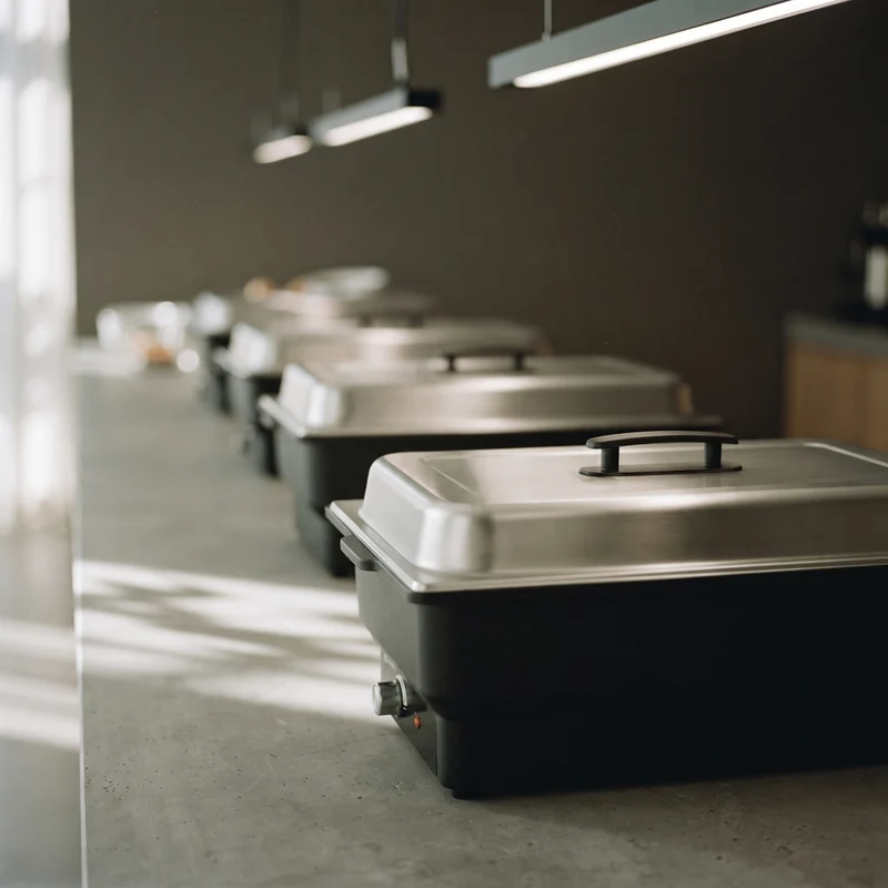 Chafing Dish Électrique Hendi Tellano - Chauffe-plats - GN 1/1 - 9 Litres