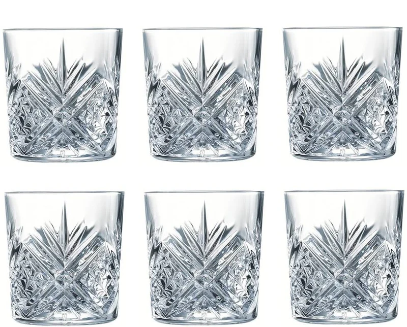 Ensemble de verres à whisky Arcoroc - Whisky - Broadway - 300 ml - 6 pièces