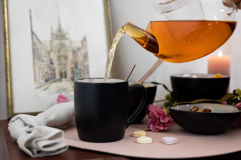 Ensemble de mugs Cookinglife - Mugs à café - Nola Gris Chaud - 350 ml - 6 pièces