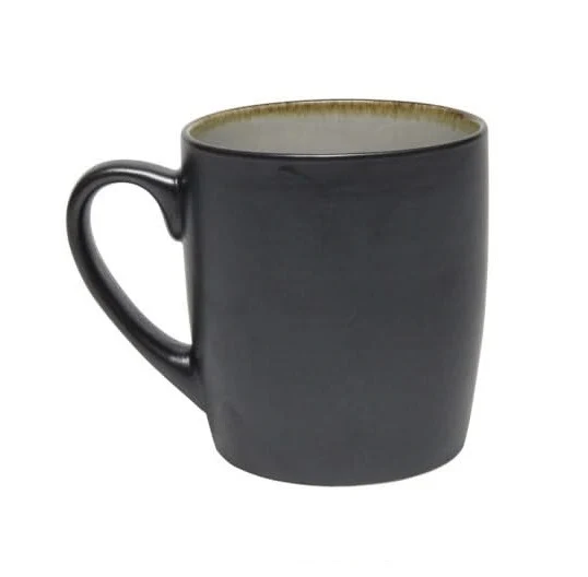 Ensemble de mugs Cookinglife - Mugs à café - Nola Gris Chaud - 350 ml - 6 pièces